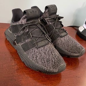 Black Adidas. Men’s 9. Barely worn, good condition